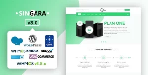 Singara - Multipurpose Hosting with WHMCS WordPress Themes