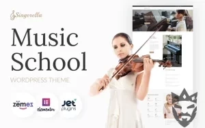 Singerella - Music School WordPress Theme