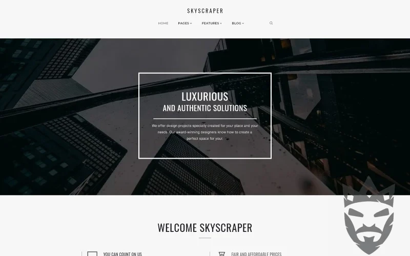 Skyscraper - Architecture And Construction WordPress Theme