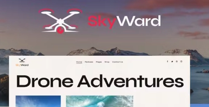 Skyward – Drone Aerial Videography WordPress Theme