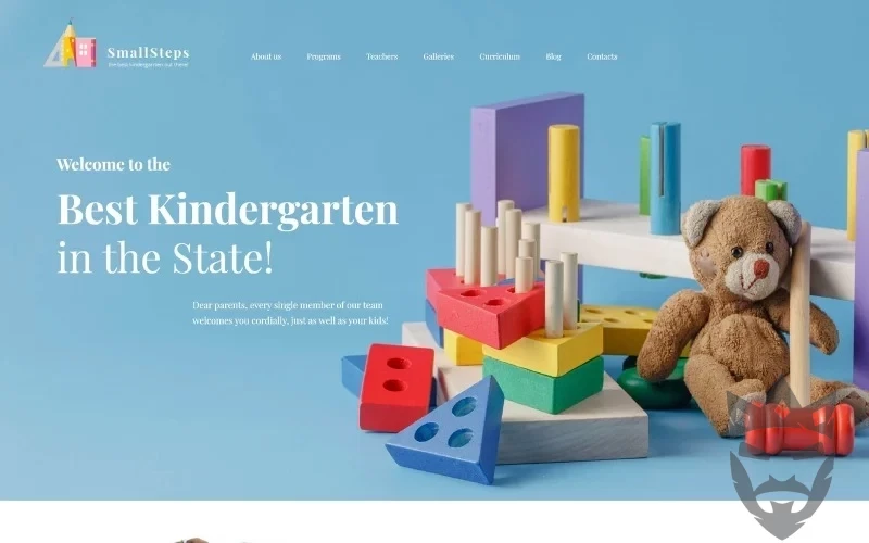 SmallSteps - Kindergarten Responsive WordPress theme WordPress Theme