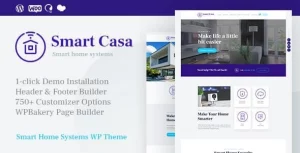 Smart Casa | Home Automation & Technologies WordPress Theme