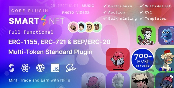 Smart NFT - NFT Marketplace WordPress Plugin