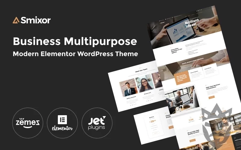 Smixor - Business Multipurpose Modern WordPress Elementor Theme WordPress Theme