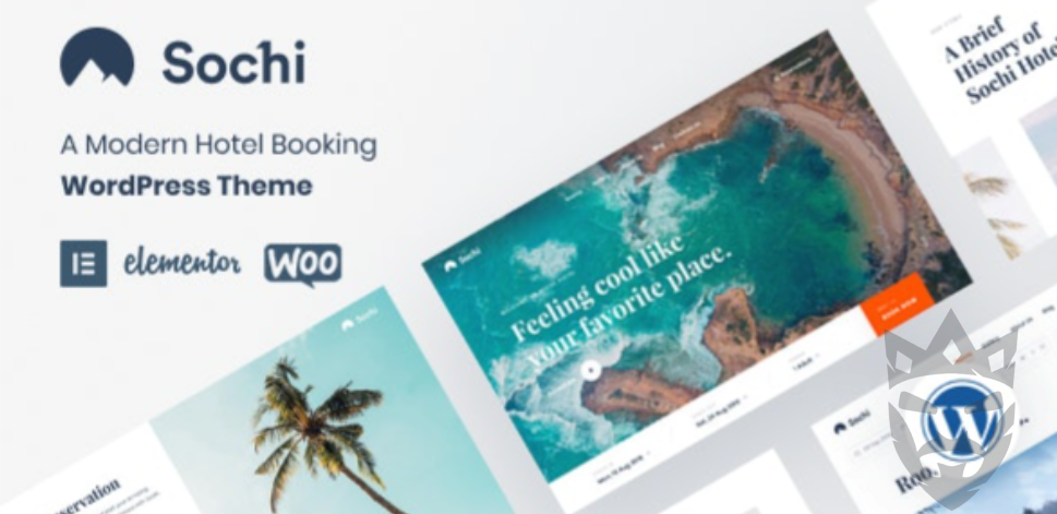 Sochi  – Hotel Booking Theme