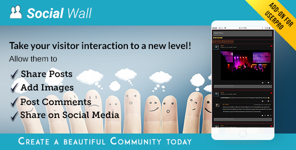 Social Wall Addon for UserPro