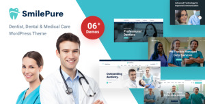 SmilePure - Dental  Medical Care WordPress Theme