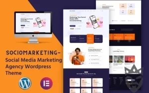 Sociomarketing - Social Media Marketing Agency WordPress Theme