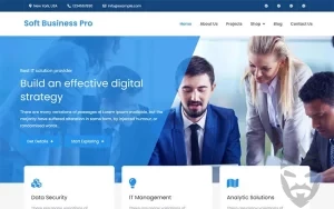 Soft Business Pro - Clean and Modern WordPress Business Theme WordPress Theme