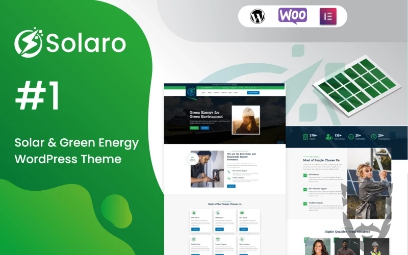 Solaro - Solar and Green Energy WordPress Theme