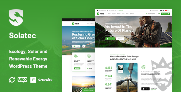 Solatec - Ecology  Solar Energy WordPress Theme