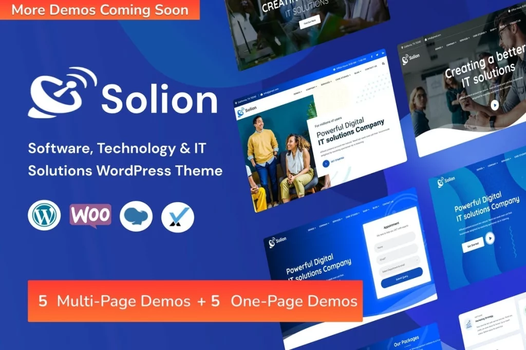 Solion - Technology & IT Solutions WordPress Theme