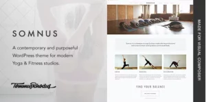 Somnus - Yoga & Fitness Studio WordPress Theme