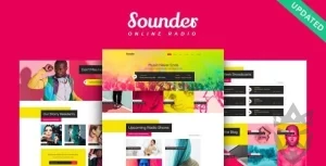 Sounder | Online Internet Radio Station WordPress Theme