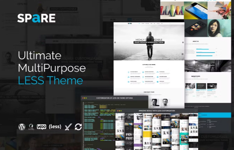 Spare - Ultimate MultiPurpose LESS Theme