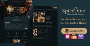 SpiceDine - WordPress Theme For Hotels  Restaurants