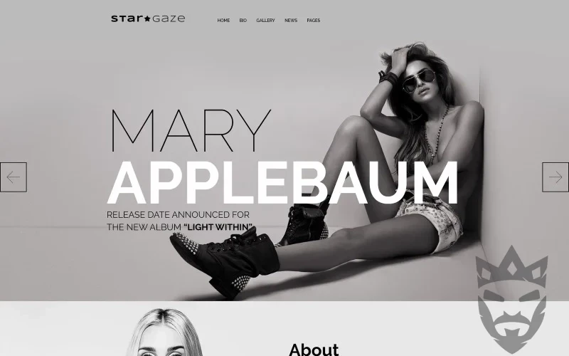 Stargaze - Media & Celebrity Responsive WordPress Theme