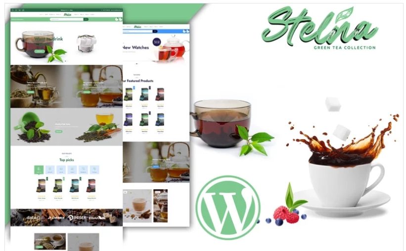 Stelna Tea Salon and Herbs Shop WooCommerce Theme