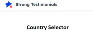 Strong Testimonials Country Selector