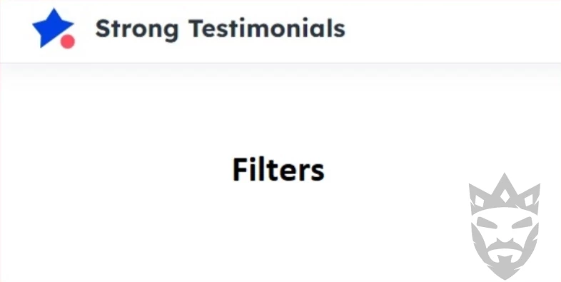 Strong Testimonials Filters