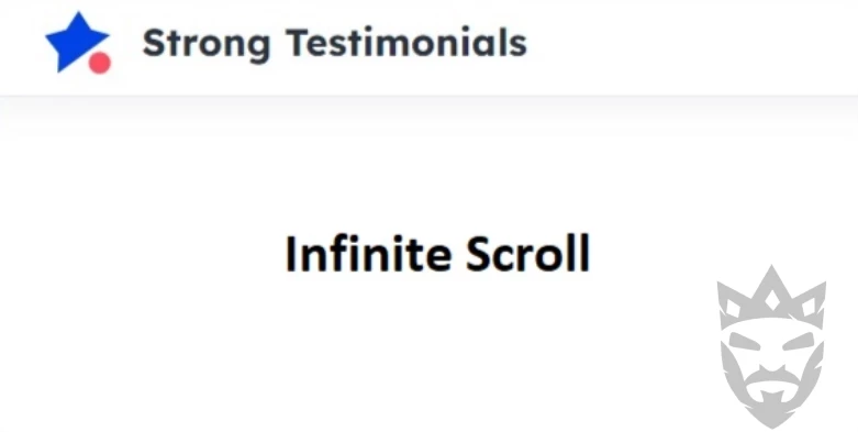 Strong Testimonials Infinite Scroll