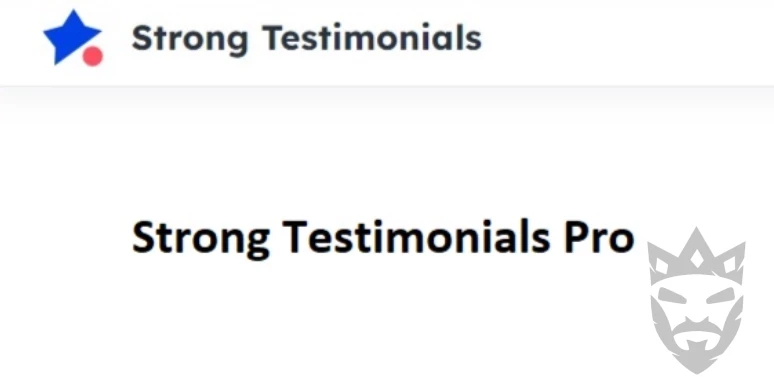 Strong Testimonials Pro