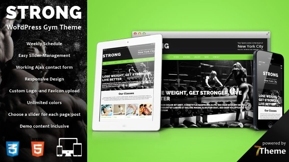 Strong – Sports Center WordPress Theme