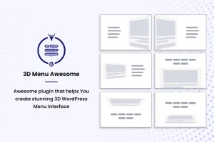 Stunning 3D Off Canvas Menu WordPress Plugin - 3D Menu Awesome