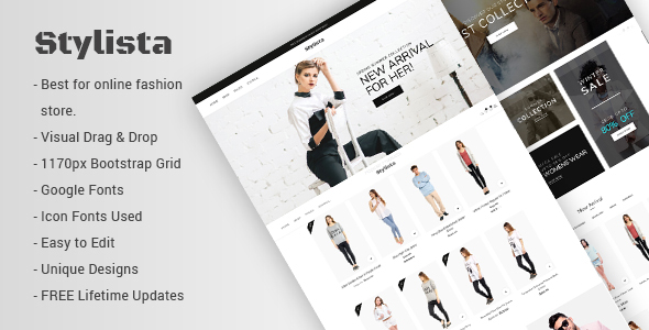 Stylista - Responsive Fashion WooCommerce WordPress Theme