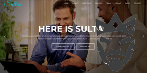 Sultan – One Page Business WordPress Theme