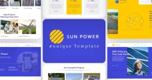 SunPower - Solar Renewable Energy Theme