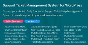 Support Ticket Management System for WordPress