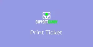 SupportCandy - Print Ticket