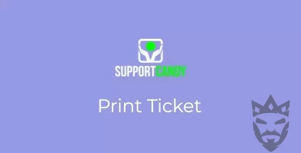 SupportCandy - Print Ticket