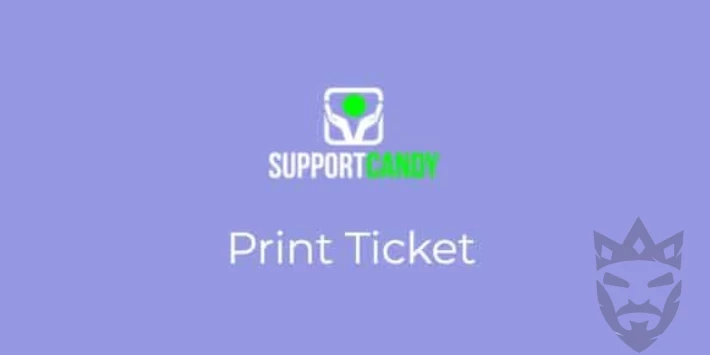 SupportCandy – Print Tickets