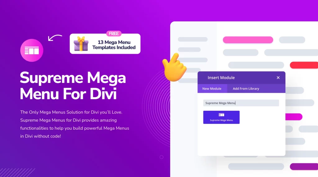 Supreme Mega Menu For Divi Pro