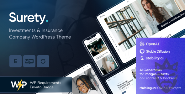 Surety - Finance WordPress Theme