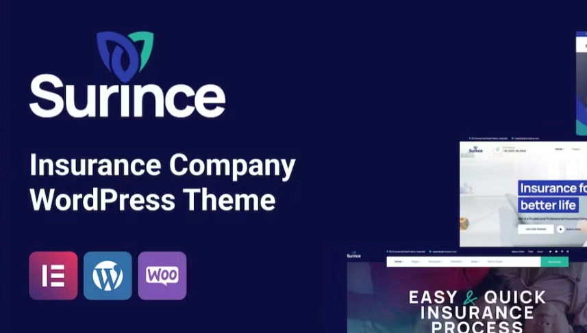 Surince - Insurance Company WordPress Theme