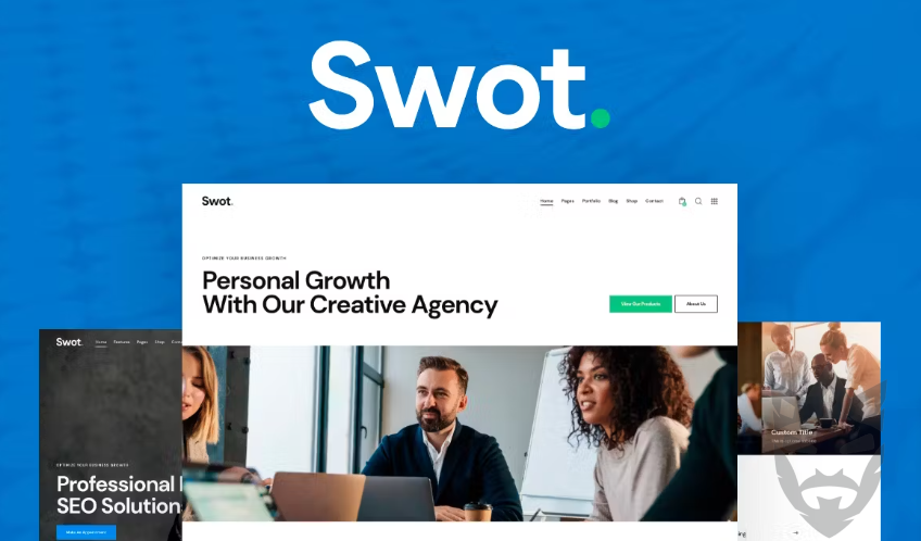 Swot – Digital Agency Business  Corporate Theme