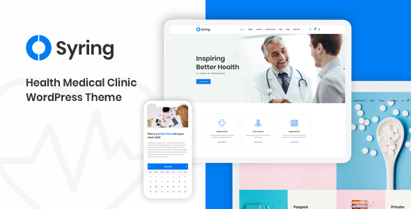 Syring | Medical Clinic WordPress Theme