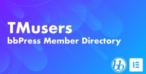 TMusers - bbPress Forum Member Directory For Elementor