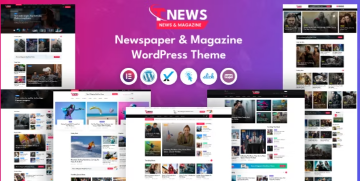 TNews - News  Magazine WordPress Theme