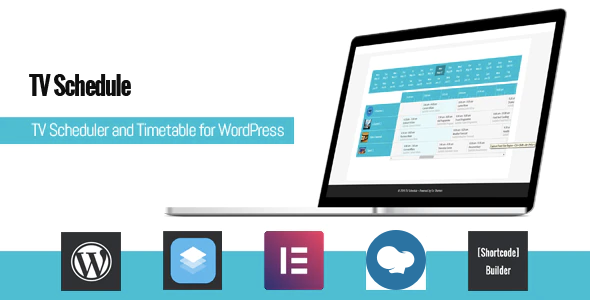 TV Schedule and Timetable for WordPress