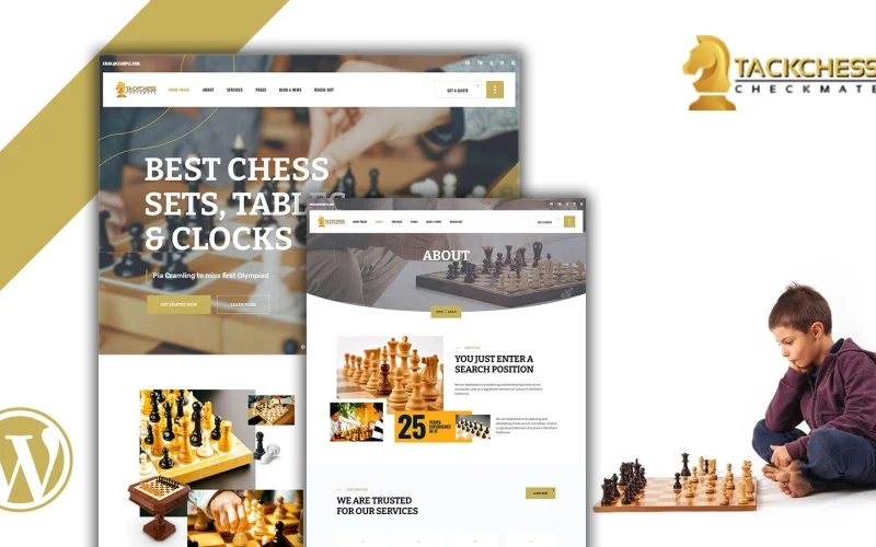 Tacchess- Chess WordPress Theme