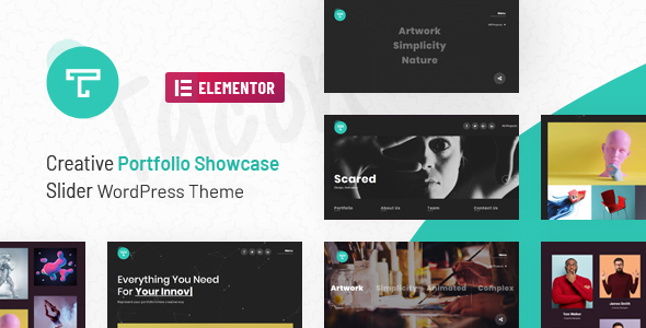 Tacon - A Showcase Portfolio WordPress Theme