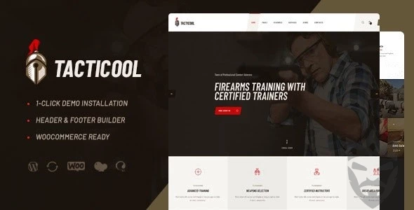 Tacticool | Shooting Range & Gun Store WordPress Theme