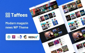 Taffees - Modern Magazine WordPress Theme