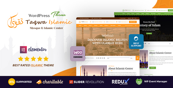 Taqwa - Islamic Center WordPress Theme