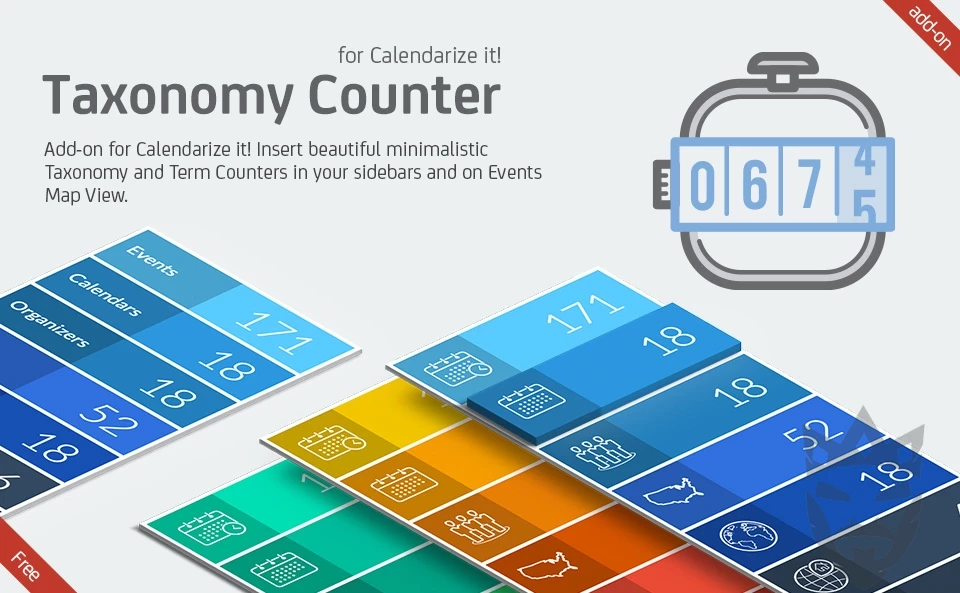 Taxonomy Counter Widget for Calendarize it!