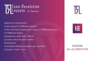 Team Revolution Layouts for Elementor 1.0.0 Download  Authormsa  Creation dateSep 3